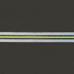 ELÁSTICO VAZADO 2cm BRANCO/AMARELO NEON 25m
