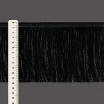 FRANJA FINA LISA 11,9cm PRETO 10m