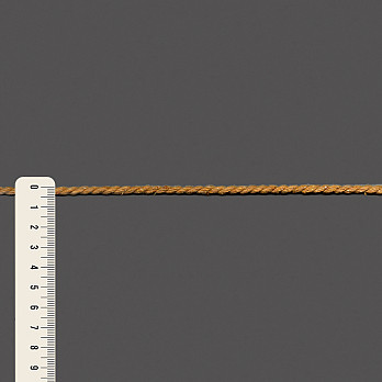 CORDÃO FINO GITANA 4mm MOSTARDA 30m