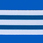 ELÁSTICO NICOLLY 6,3cm AZUL SPORT/BRANCO 25m