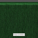 FRANJA ESPESSA LISA 64,8cm VERDE BANDEIRA 10m