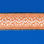 ELÁSTICO ZIG ZAG 6,2cm LARANJA 25m