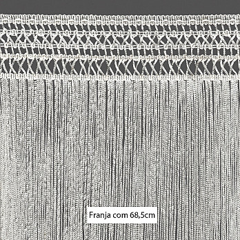 FRANJA MACRAMÊ PALITO X 68,5cm SEM BENEFICIAMENTO 10m