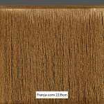 FRANJA FINA LISA 22,8cm BEGE CLARO 10m