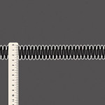 ELÁSTICO PALITO 3cm PRETO/BRANCO 25m