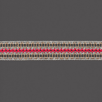 ENTREMEIO PALITO X 3,8cm CRU/PINK/JUTA 30m