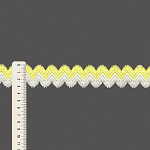 ELÁSTICO SIANINHA LISTRADO DUO 3,1cm CHAMPAGNE/AMARELO CLARO 20m