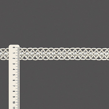 ENTREMEIO CROCHÊ CLARA 2,3cm CHAMPAGNE 30m