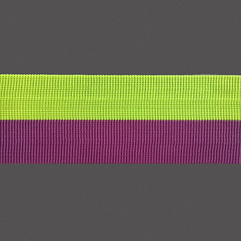 ELÁSTICO PREGA 8cm UVA GAMA/AMARELO NEON 25m