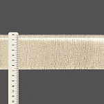 FRANJA ESPESSA LISA 6,8cm BEGE ESPECIAL 10m