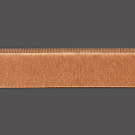 FRANJA LISA 5,9cm CARAMELO CLARO 1m