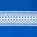 ENTREMEIO CROCHÊ 7,8cm BRANCO 20m