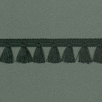 FRANJA PINGENTE 2,5cm PRETO 10m
