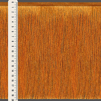 FRANJA FINA LISA 19,8cm AMARELO QUEIMADO 10m