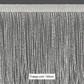 FRANJA VISCOSE 100cm SEM BENEFICIAMENTO 10m