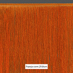 FRANJA MÉDIA LISA 29,8cm LARANJA 10m