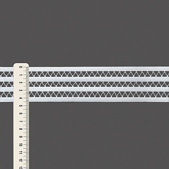 ELÁSTICO PALITO ZIG DANDARA 4,5cm SEM BENEFICIAMENTO 25m