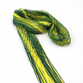 ECHARPE COPA (20cm x 210cm) VERDE/AMARELO  1un