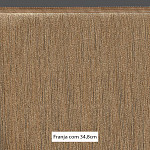 FRANJA FINA LISA 34,8cm BEGE 10m