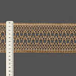 ENTREMEIO PALITO CROCHÊ 8,1cm BEGE 30m