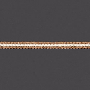 PASSAMANARIA ZIG ZAG 1,6cm BEGE/CRU 20m