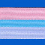 ELASTICO JÉSSICA 6,3cm LILÁS/AZUL/ROSA 25m