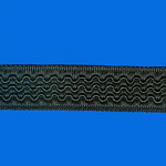 PASSAMANARIA ONDAS 2,5cm PRETO 20m