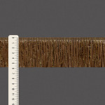 FRANJA LISA 5,8cm CHOCOLATE/OURO 10m