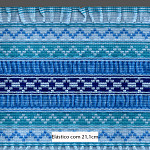 ELÁSTICO TOP ZIG ZAG DARA 21,1cm AZUL 10m