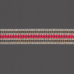 ENTREMEIO PALITO X 4cm CRU/PINK/JUTA 30m