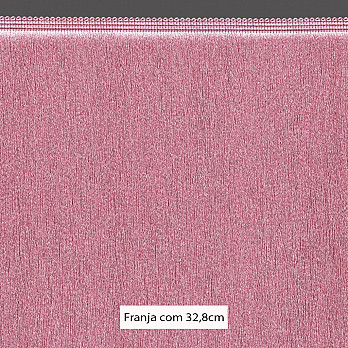 FRANJA ESPESSA LISA 32,8cm ROSA 10m