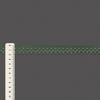 RENDA BOLINHA BICO POPPY 1,9cm VERDE 30m