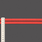 ELÁSTICO PALITO ZIG ZAG 2,5cm GOIABA 25m