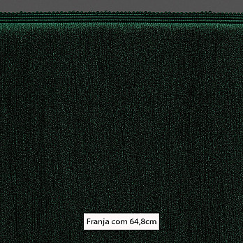 FRANJA ESPESSA LISA 64,8cm VERDE 10m