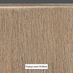 FRANJA FINA LISA 59,8cm BEGE 10m