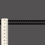 ELÁSTICO PALITO ZIG ZAG 1,3cm PRETO 25m