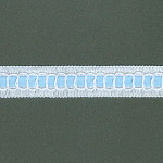 ENTREMEIO PASSA FITA 2cm BRANCO/FITA AZUL 30m