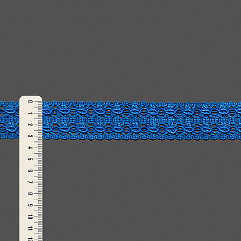 ENTREMEIO FLOR 3,3cm AZUL CÉU ESPECIAL 30m