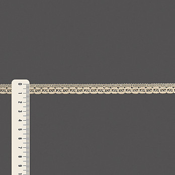 RENDA BOLINHA 1,1cm AREIA 30m