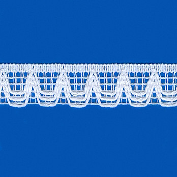 RENDA ESTREITA 2,1cm BRANCO 30m