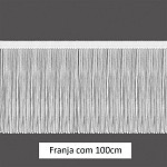 FRANJA VISCOSE 100cm BRANCO 10m
