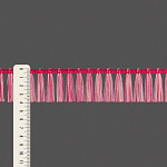 FRANJA PINGENTE 4cm PINK/ROSA CLARO/AMARELO CLARO 10m