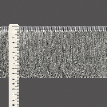 FRANJA FINA LISA 9,8cm CINZA CLARO 10m