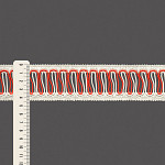 PONTO PALITO DUPLO 4,4cm CHAMPAGNE/TIJOLO 30m