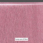 FRANJA ESPESSA LISA 27,8cm ROSA 10m