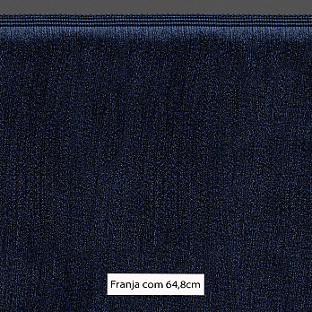 FRANJA ESPESSA LISA 64,8cm AZUL 10m