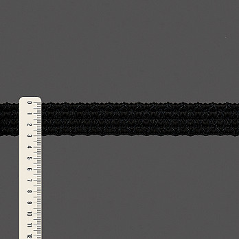 ENTREMEIO TEXTURIZADO CROCHÊ 3cm PRETO 30m