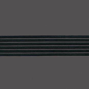 ELÁSTICO LISTRADO VAZADO 4,8cm VERDE MUSGO 25m