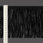 FRANJA LISA 14,5cm PRETO 10m
