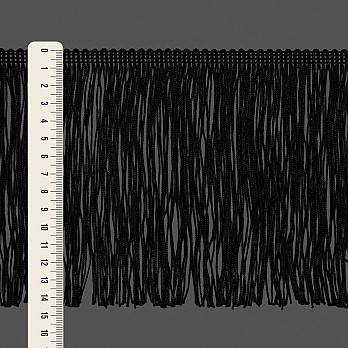 FRANJA LISA 14,5cm PRETO 10m